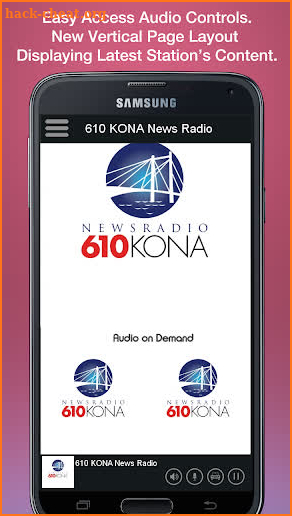 610 KONA News Radio screenshot