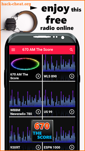 670 The Score Radio App Chicago screenshot