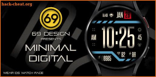 [69D] Minimal Digital watch screenshot