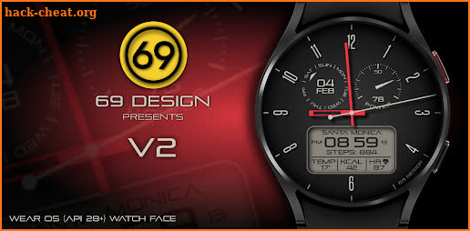 [69D] V2 - hybrid watch face screenshot