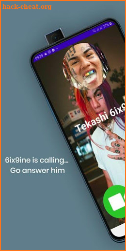 6ix9ine Tekashi Video Call And Sing For You - Fake screenshot