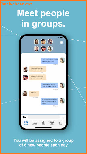 6People - Daily Group Chat screenshot