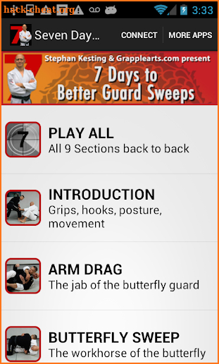 7 Day Better BJJ Guard Sweeps screenshot