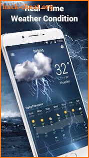 7 Day Weather & Clock Widget screenshot