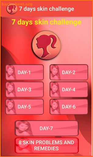 7 days skin challenge screenshot