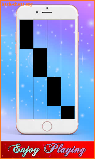 7 Rings Ariana Grande Piano Black Tiles screenshot