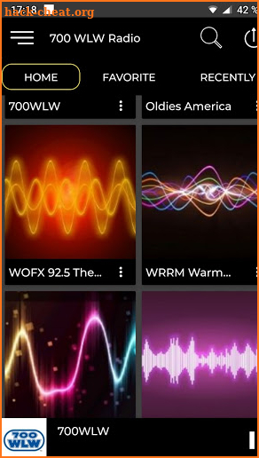 700 WLW Radio APP am, Cincinnati radio Stations screenshot