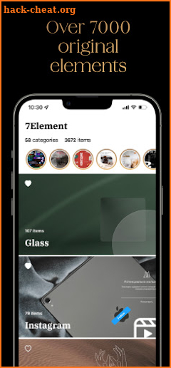 7Element: Stickers for Insta screenshot