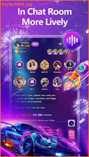 7Star - Group Voice chat Rooms screenshot