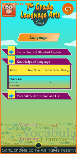 7th Grade Language Arts screenshot