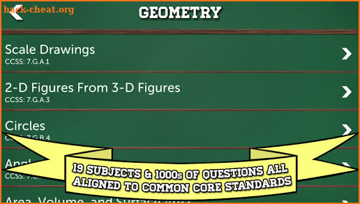 7th Grade Math Learning Games (School Edition) screenshot