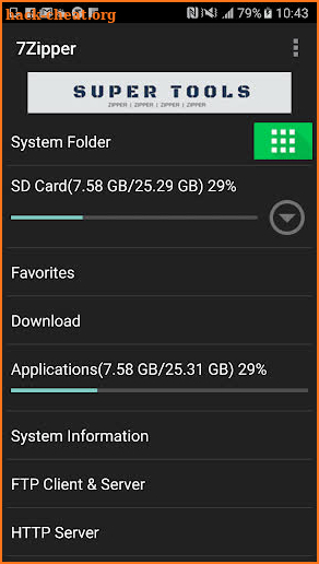 7Zipper - File Explorer (zip, 7zip, rar) screenshot