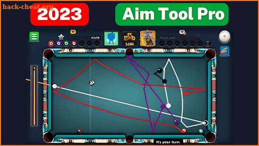 8 ball pool hack aim tool Pro screenshot