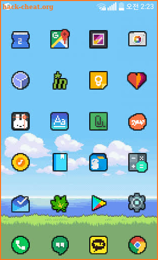 8-BIT OUTLINED Icon Theme screenshot