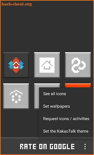 8-BIT OUTLINED Icon Theme screenshot