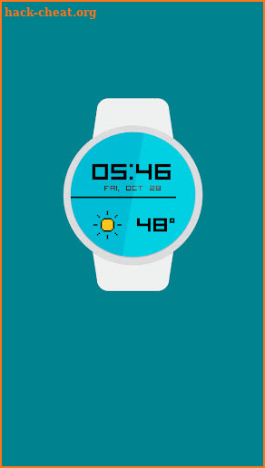 8-Bit Pixel Weather Watch Face screenshot