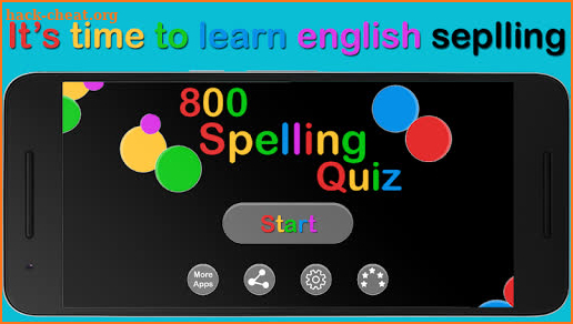 800 Spelling Quiz for spelling learning screenshot