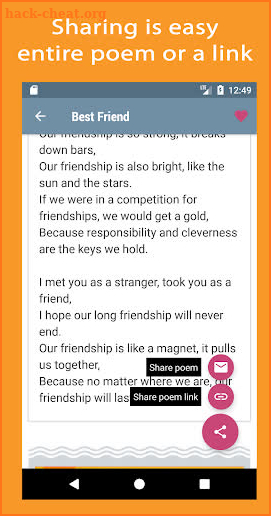8000+ Love Poems and More from Family Friend Poems screenshot