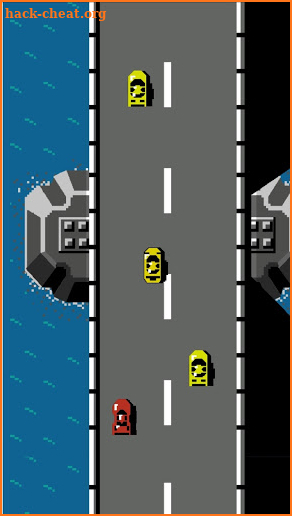 80's Classic Road Fighter Game screenshot