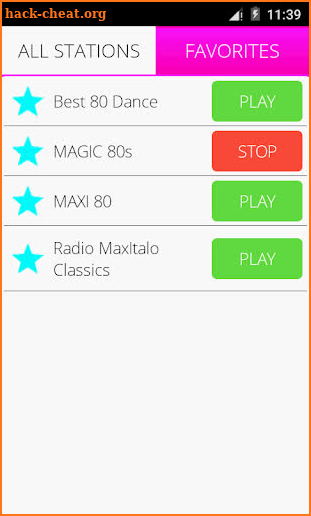 80s Music Radio Pro screenshot