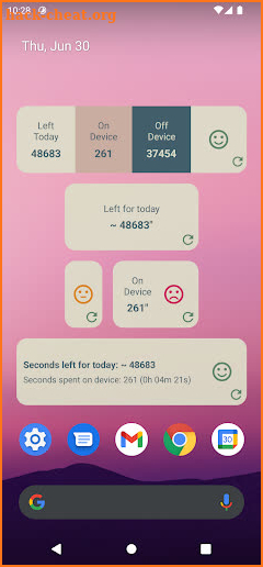 86400 + Widgets screenshot
