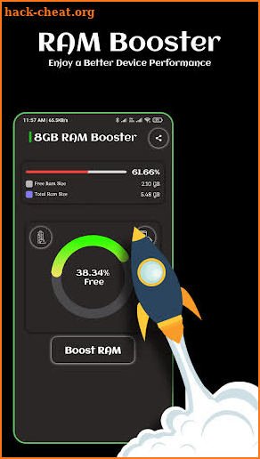 8Gb Ram Booster - Memory Cleaner screenshot
