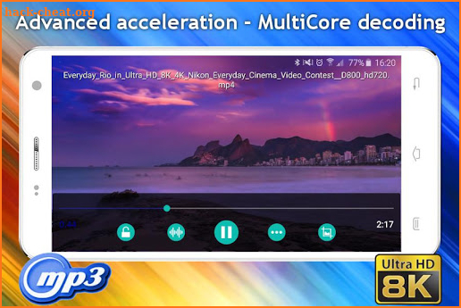 8K Ultra HD Video Player Free screenshot