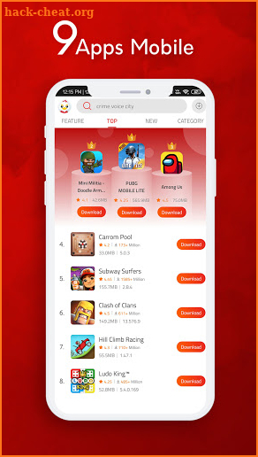 9 App Mobile 2021 apps Guide screenshot