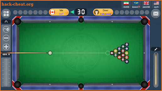 9 ball billiards Offline / Online pool free game screenshot