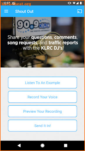 90.9 KLRC screenshot