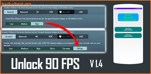 90fps tool:unlock 90fps screenshot