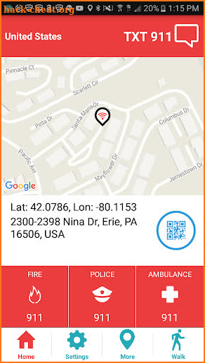 911 Help SMS PRO screenshot