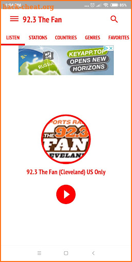 92.3 The Fan Cleveland screenshot