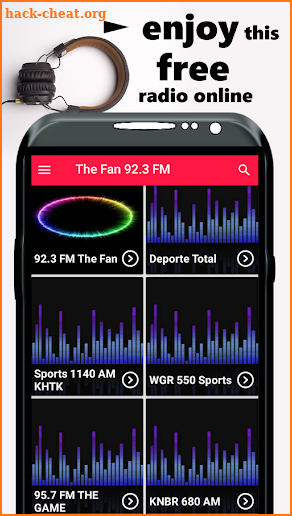 92.3 The Fan Cleveland Free Radio Online 92.3 FM screenshot