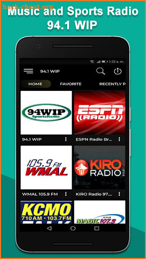94.1 WIP Sports Radio Philadelphia Station FM screenshot