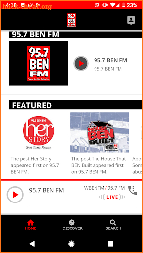 95.7 BEN-FM screenshot