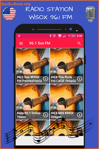 96.1 Sox WSOX Fm Pennsylvania Radio Stations Live screenshot