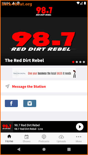 98.7 The Red Dirt Rebel screenshot