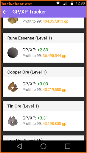 99 Mining Guide & Tracker for Old School RuneScape screenshot