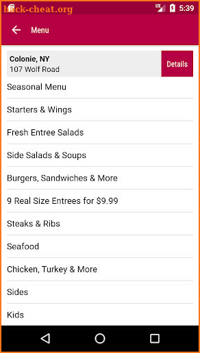 99 Restaurants screenshot