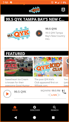 99.5 QYK screenshot