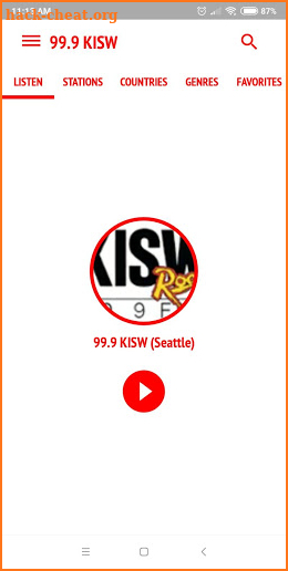 99.9 KISW FM Seattle screenshot