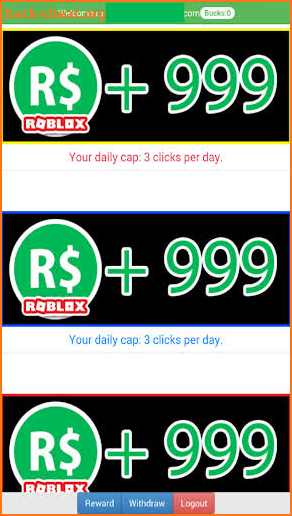 999 Robuxs free tips screenshot