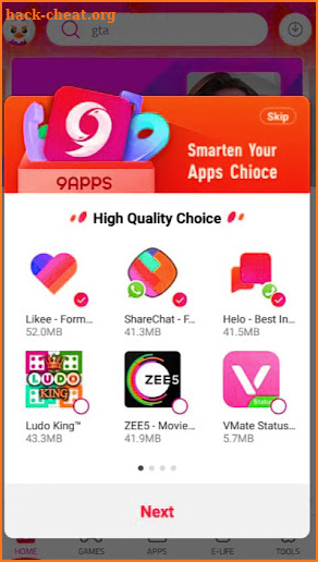 9app's Mobile Market Guide screenshot
