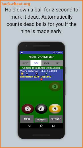 9Ball ScoreMaster screenshot