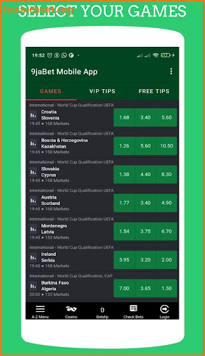 9jabet Mobile App - 100% Sure Betting Tips screenshot