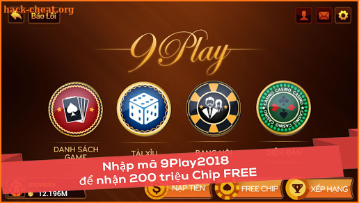 9Play FREE 200 triệu Chip - Tiến Lên Miền Nam 2018 screenshot