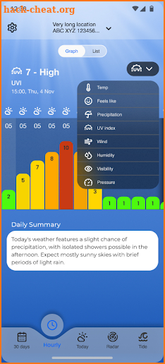 9weather.com Rain, Radar, Tide screenshot