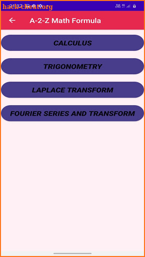 A-2-Z Math Formula screenshot