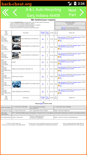 A & L Auto Recycling- Gary, IN screenshot